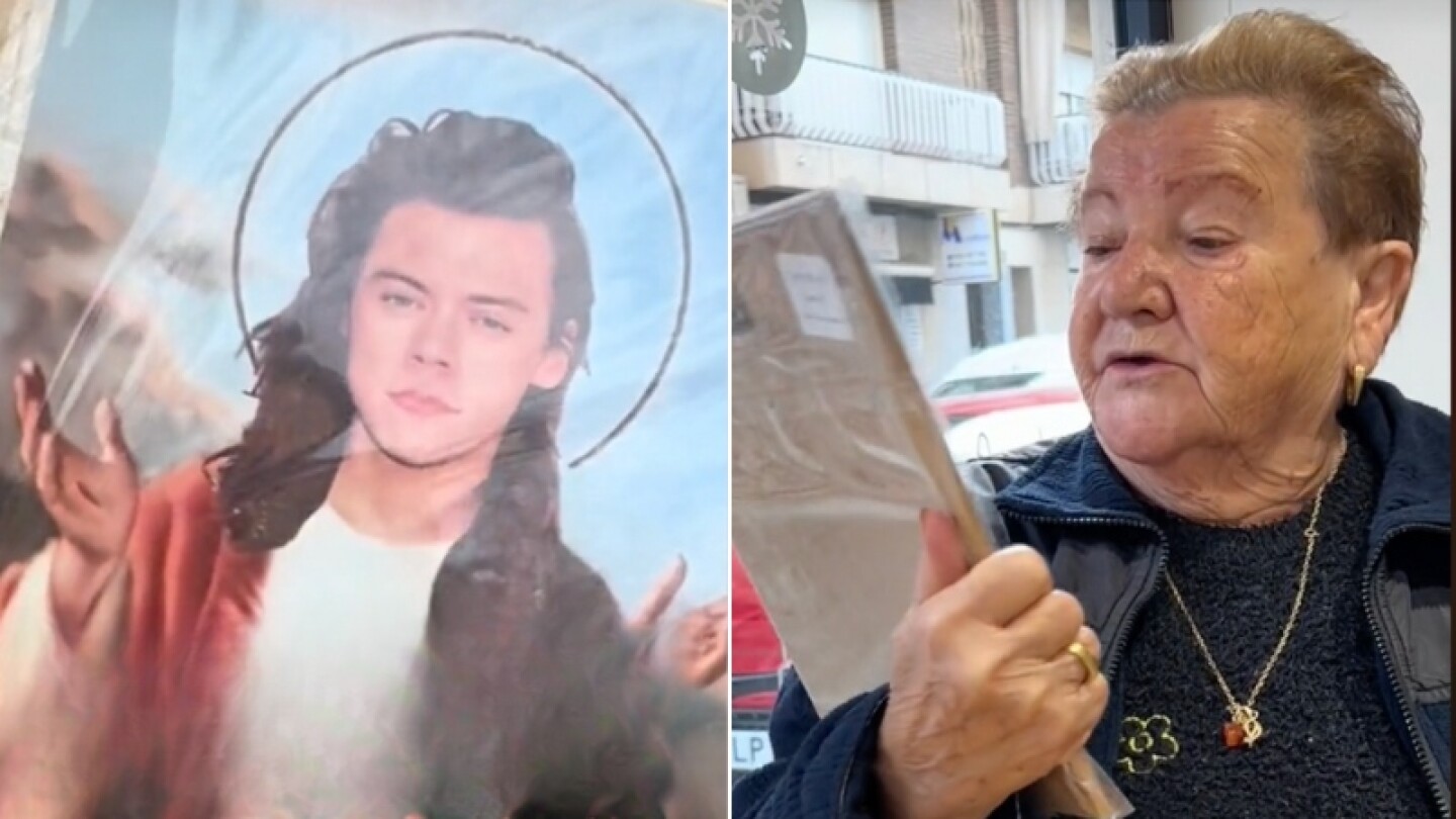 Abuelita recibe imagen de Harry Styles