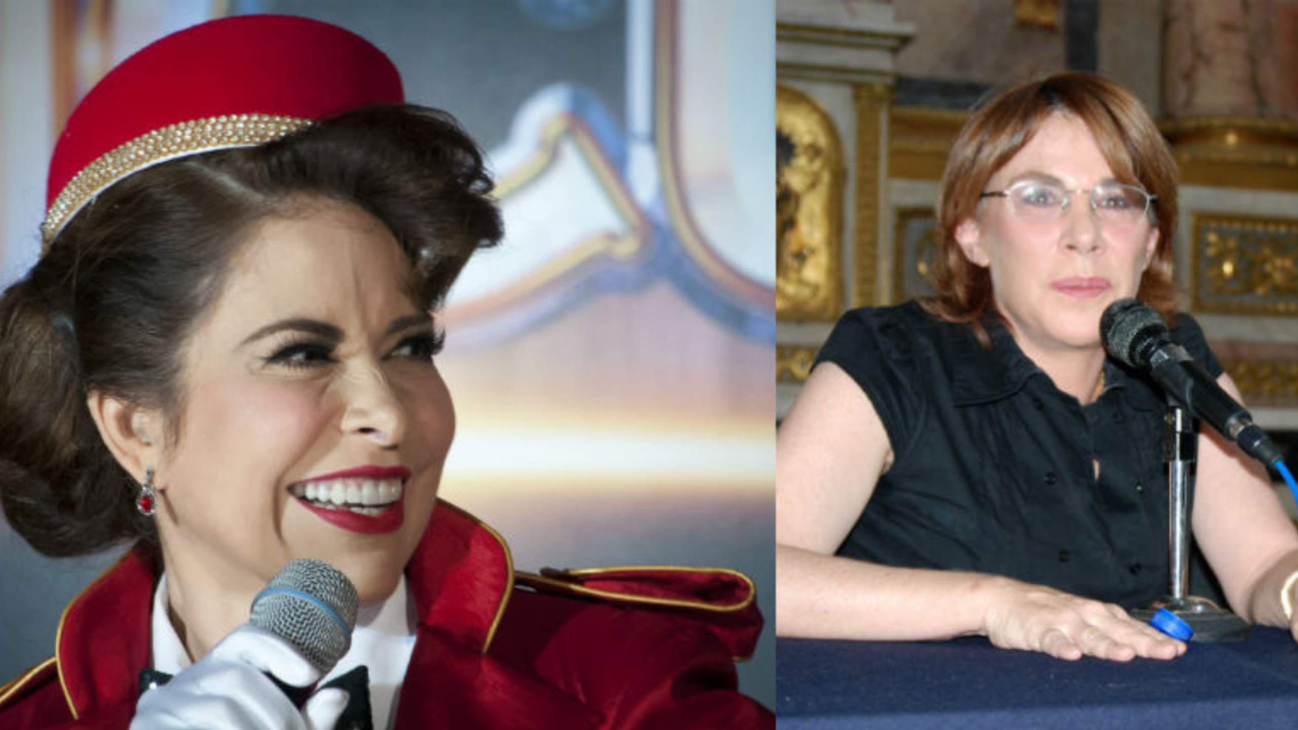 Gloria Trevi y Sabina Berman