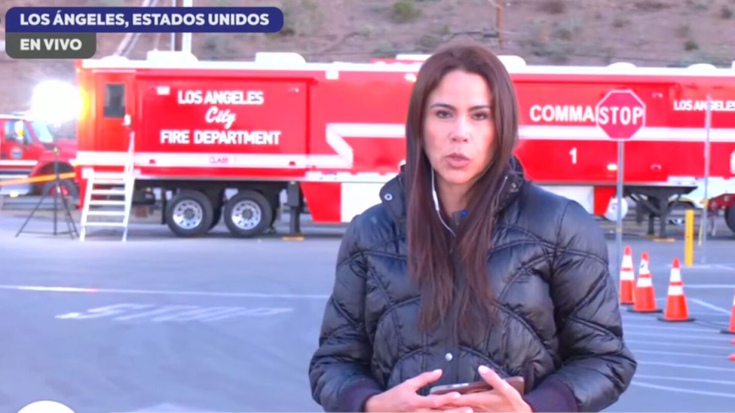 Paola Rojas incendios en California transmisión en vivo