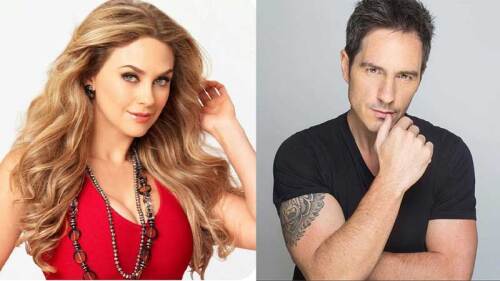 Aracely Arámbula y Mauricio Ochmann