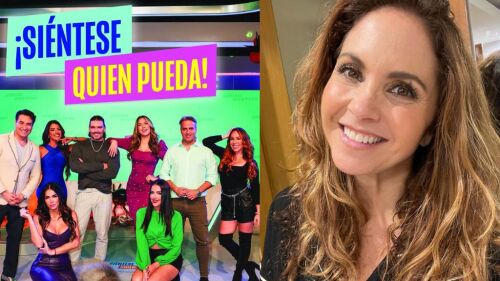 Lucero y conductores de Sientense quien pueda