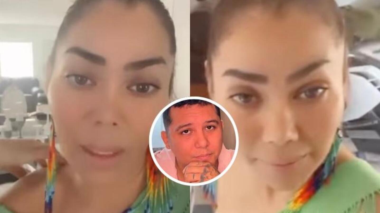 Exesposa de Edwin Luna le responde al cantante; asegura que solo ve a su hijo por "beneficio"
