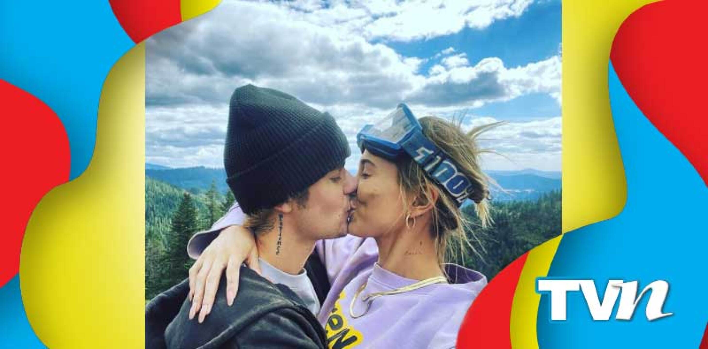 Justin Bieber y su esposa 