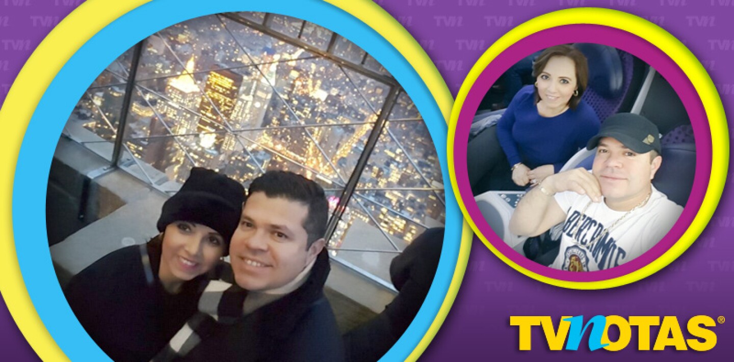 Jorge Medina consiente a su esposa con romántico viaje.