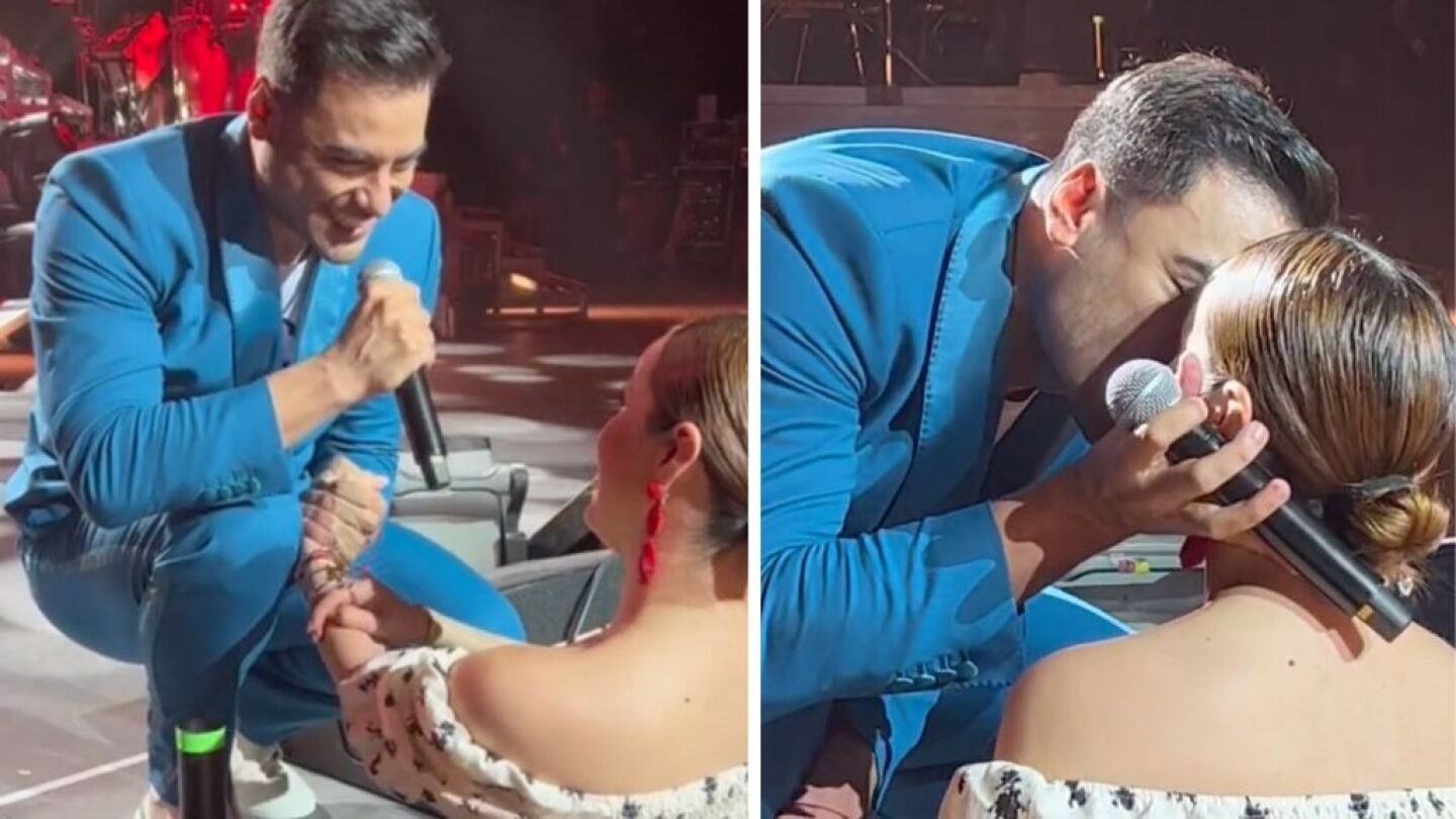 Cynthia Rodríguez Y Carlos Rivera Protagonizan Romántico Momento En Pleno Concierto ¡ella 2336