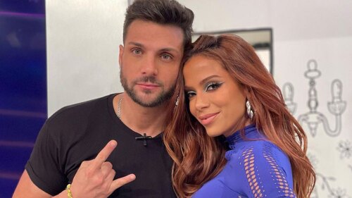 Anitta y Nicola en el programa Hoy