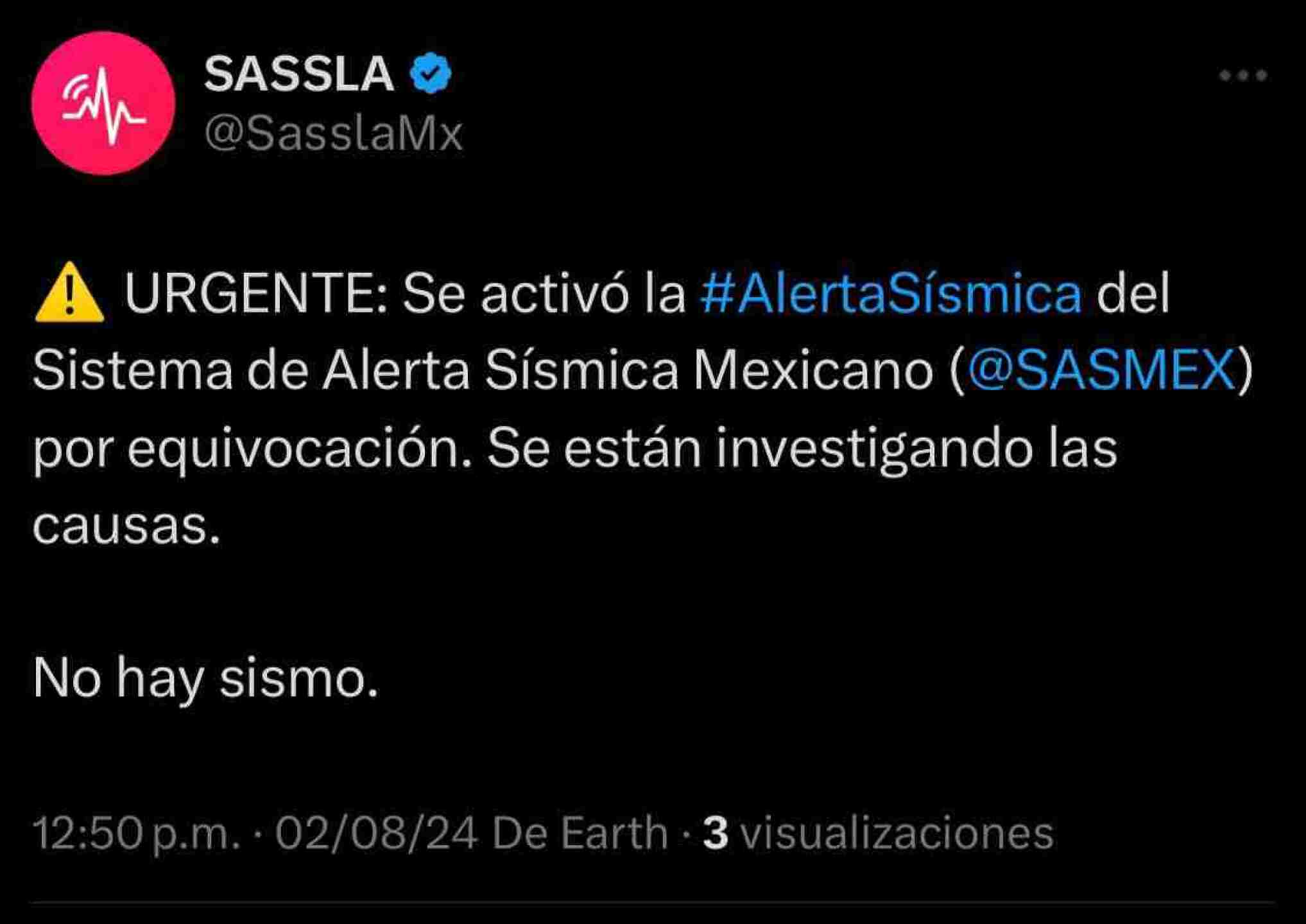 Alerta sismica
