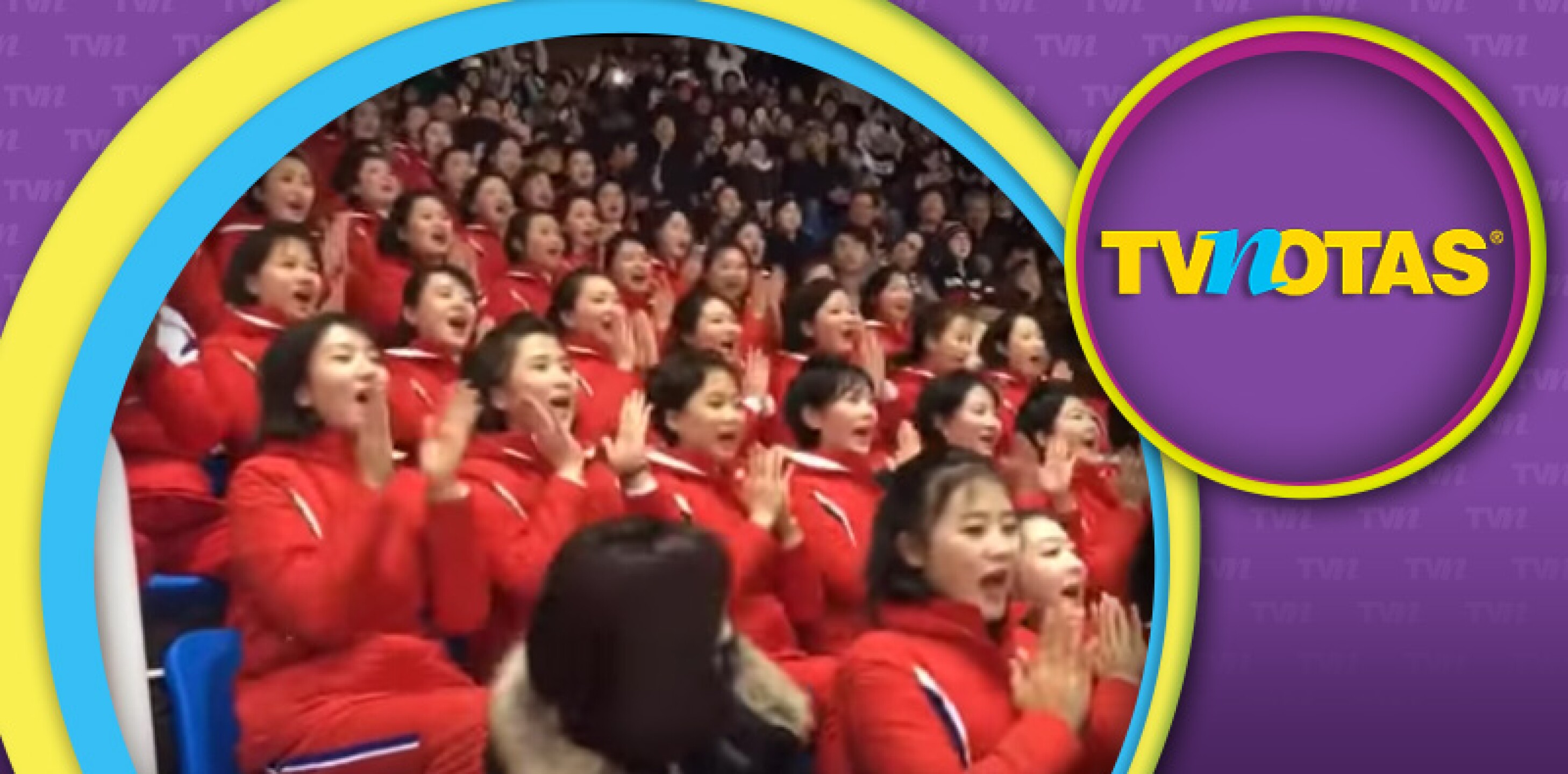 Porristas norcoreanas llaman la atención en JJOO de Invierno