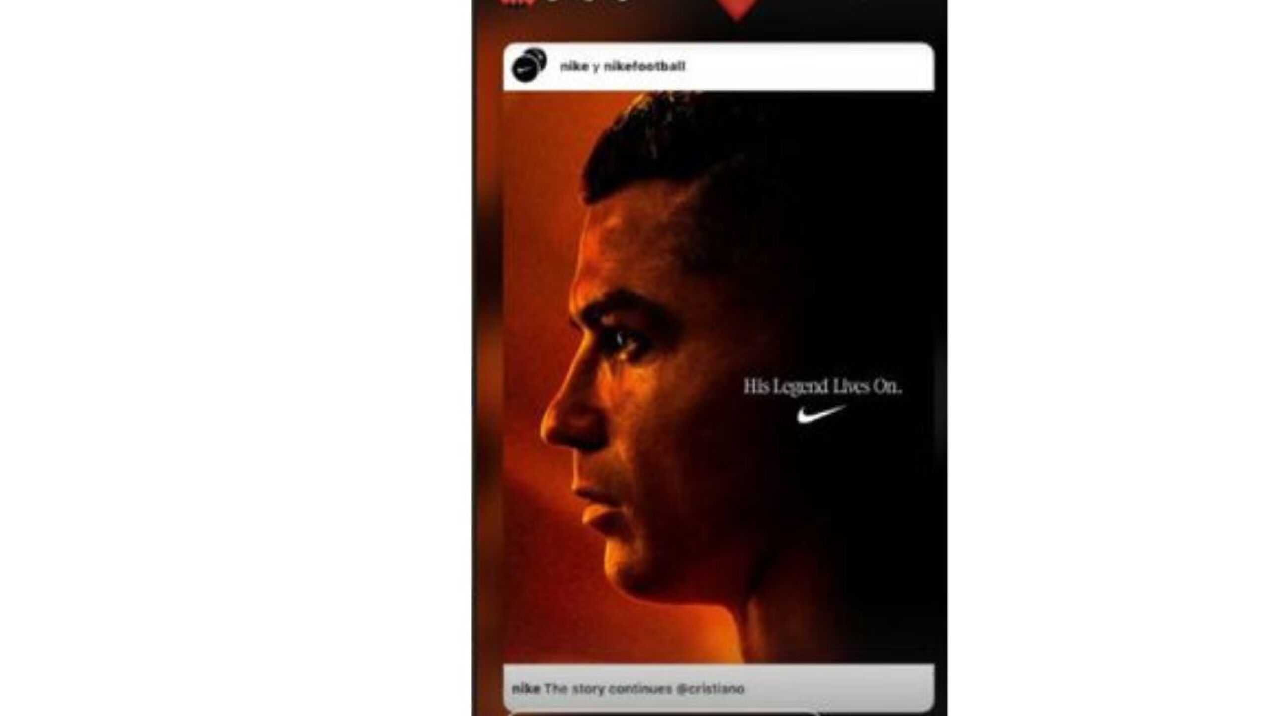 Georgina Rodríguez apoyando a CR7