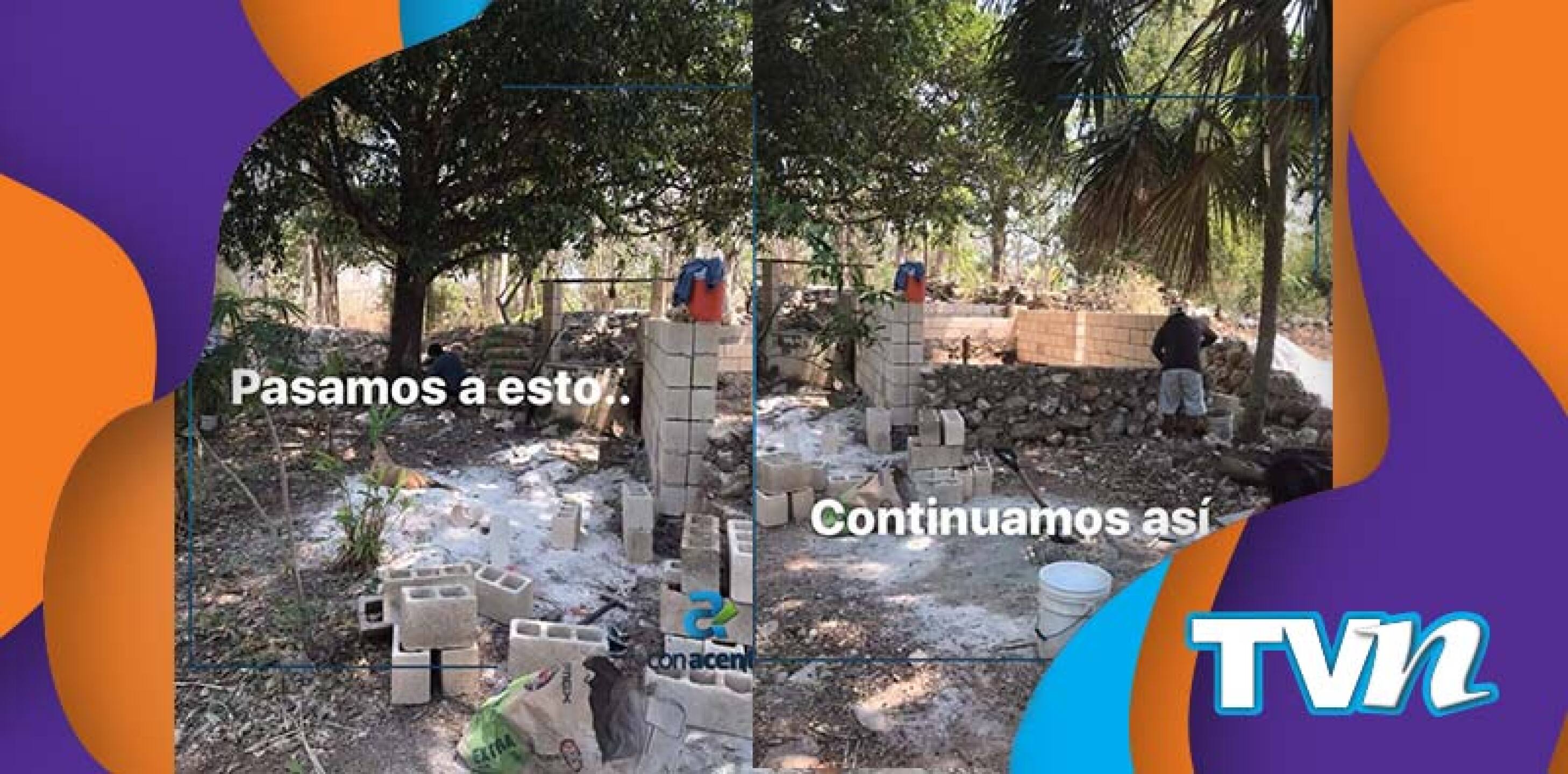 Familia Yucateca Cárdenas Cuarentena Alberca Piscina Patio Tiempo Libre Trabajo en Equipo
