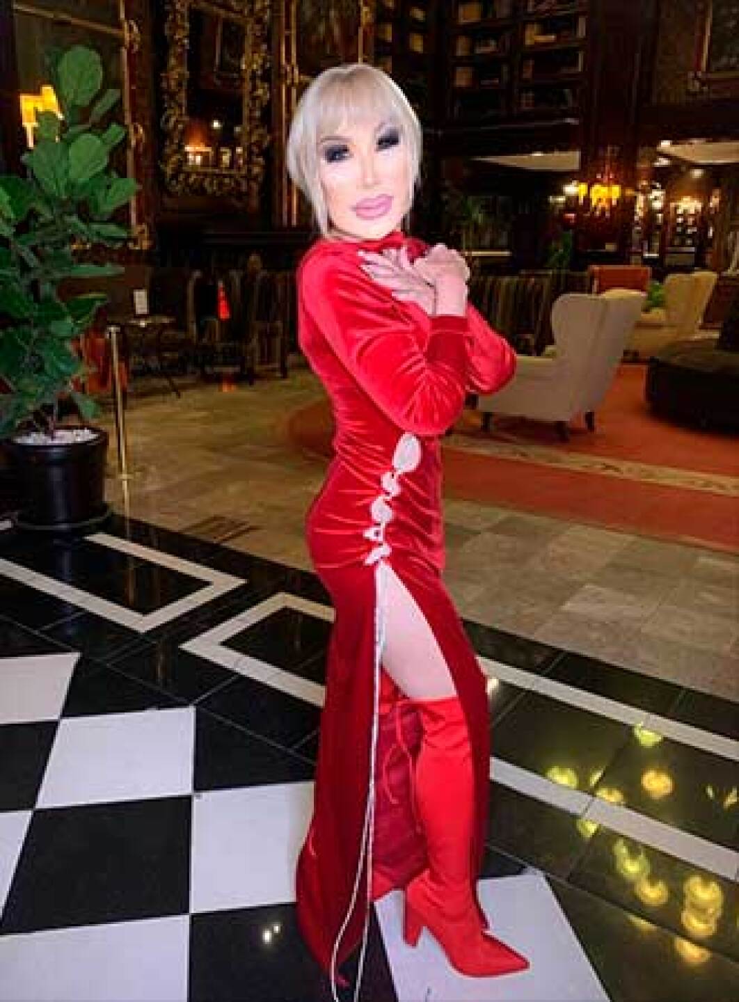 La vedette llegó hace unos días a los 70 años de edad