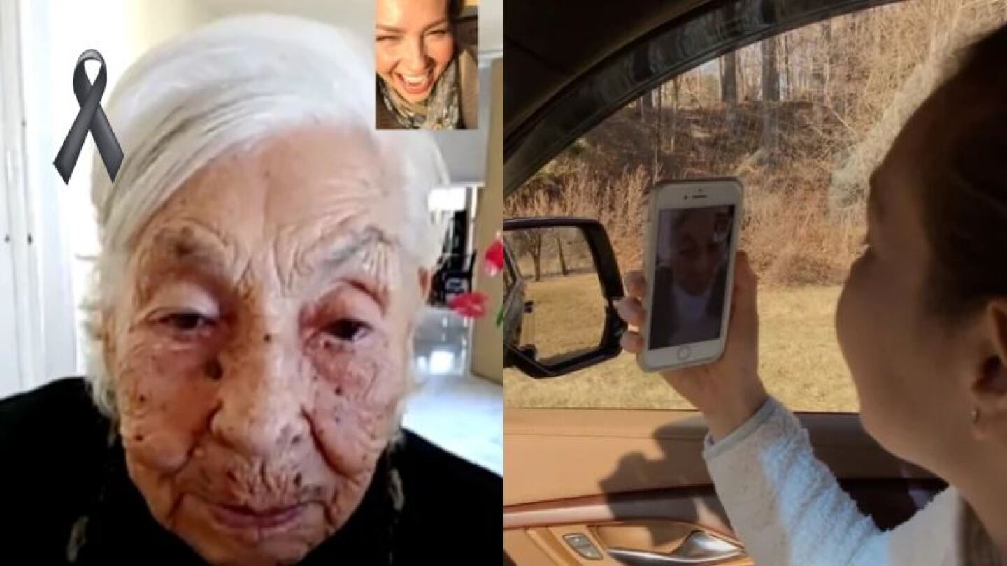 Thalía despide a su abuelita, Eva Mange, a través de conmovedor video