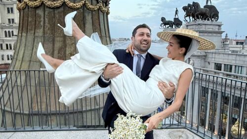 Ale Capetillo y Nader Shouer.