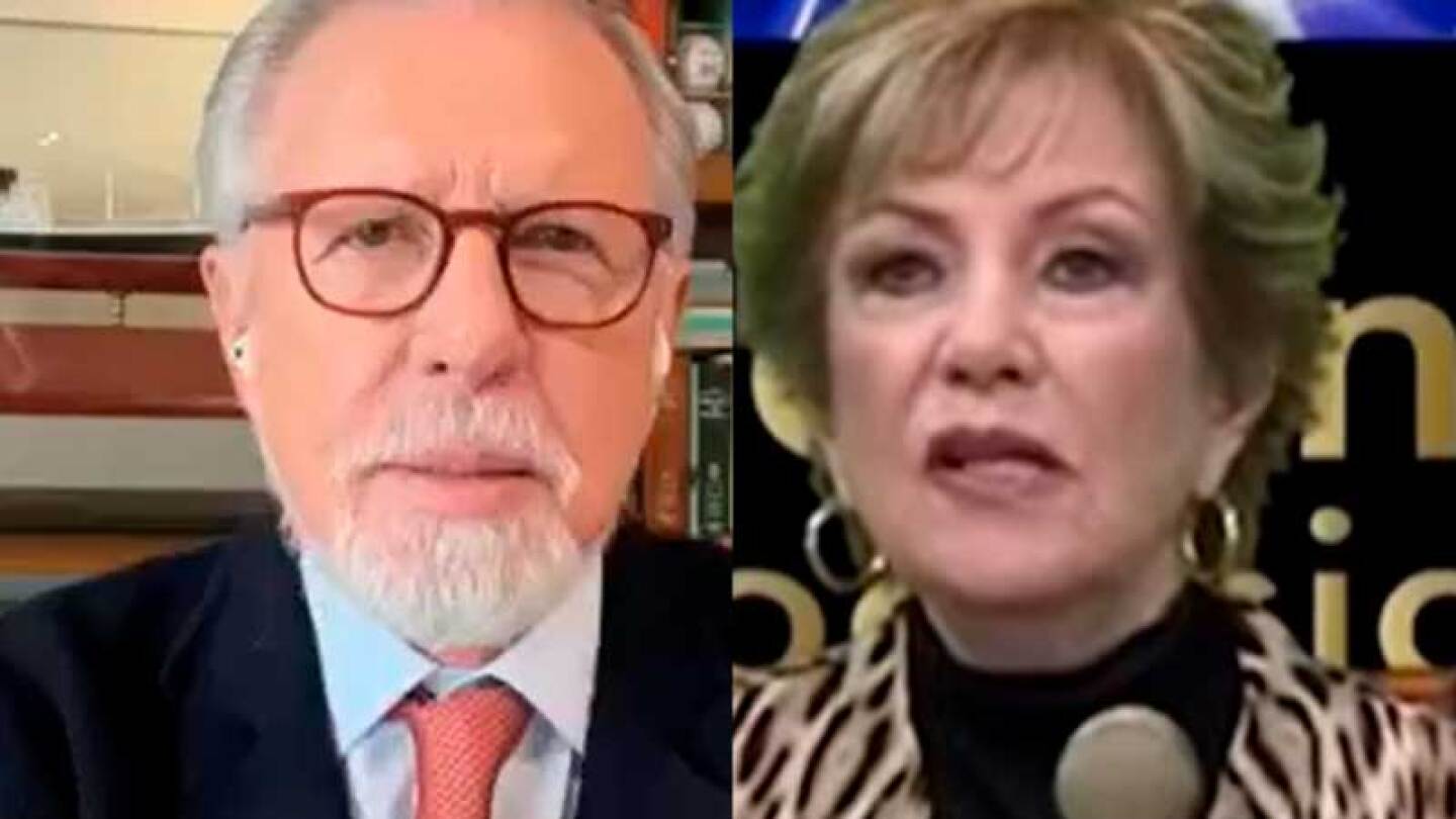 Maxine Woodside chulea nueva imagen de López Dóriga ¡y la tunden en redes sociales!