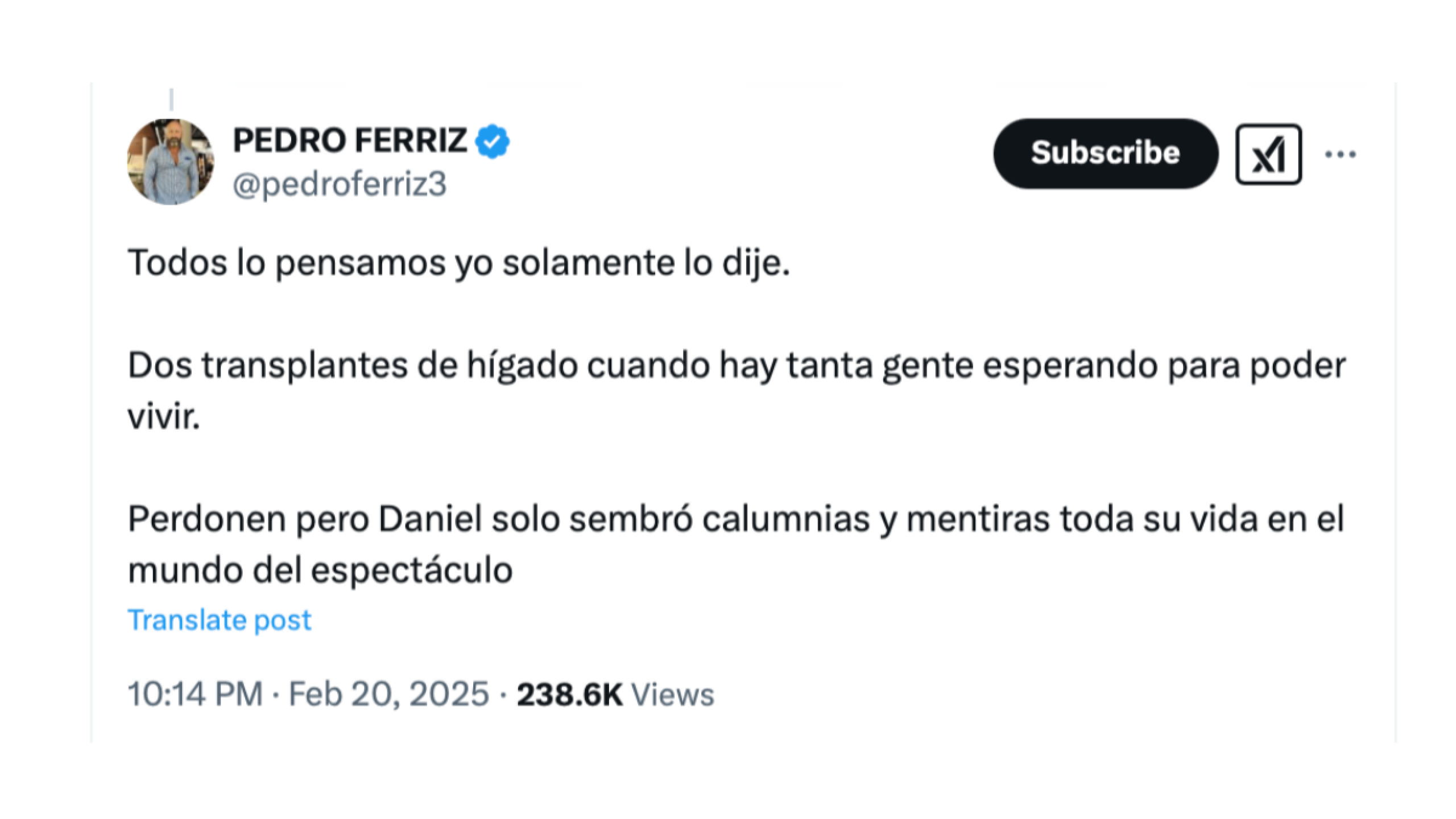 Rául Osorio y Pedro Ferriz Hijar despotrican contra Daniel Bisogno