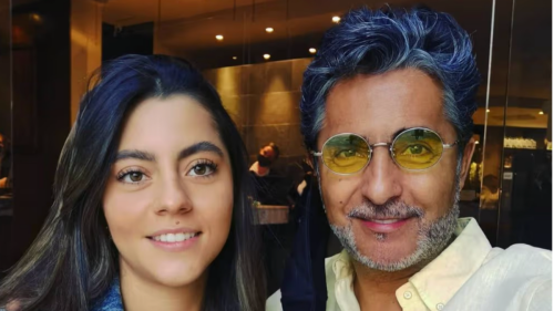 Raúl Araiza y su hija Roberta