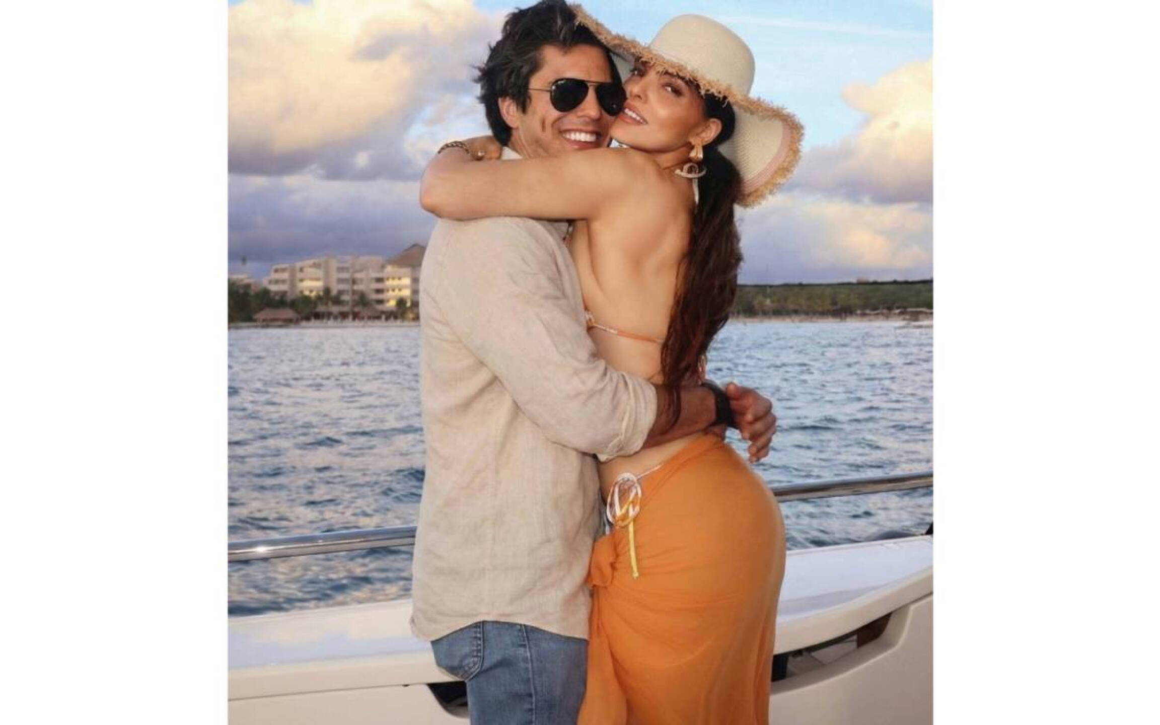 Ana Bárbara y su esposo