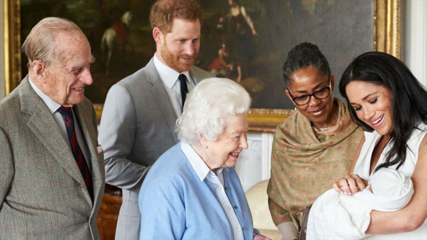 Meghan y la reina Isabel II.