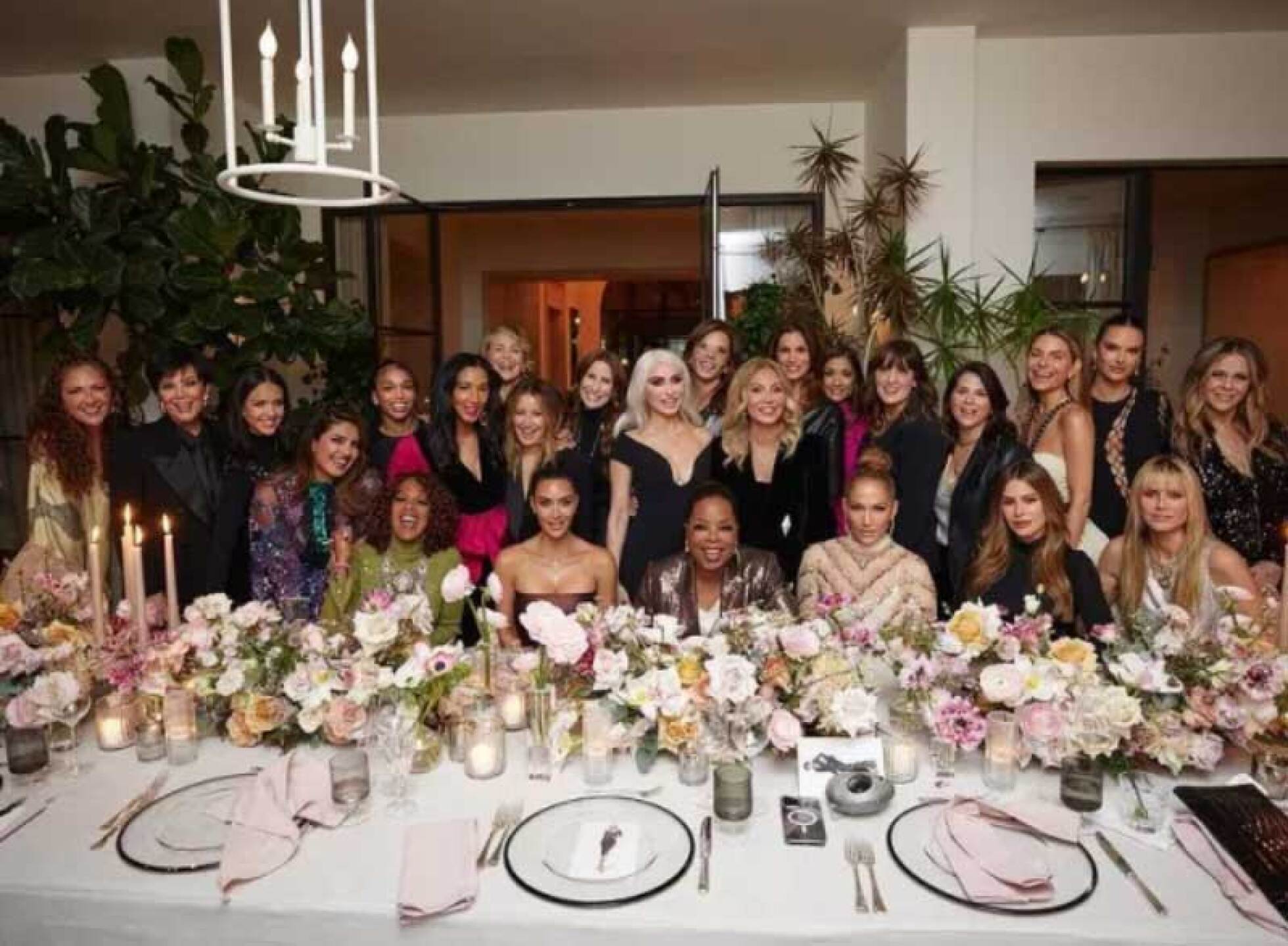 Oprah Winfrey se tomó fotos con diversas celebridades