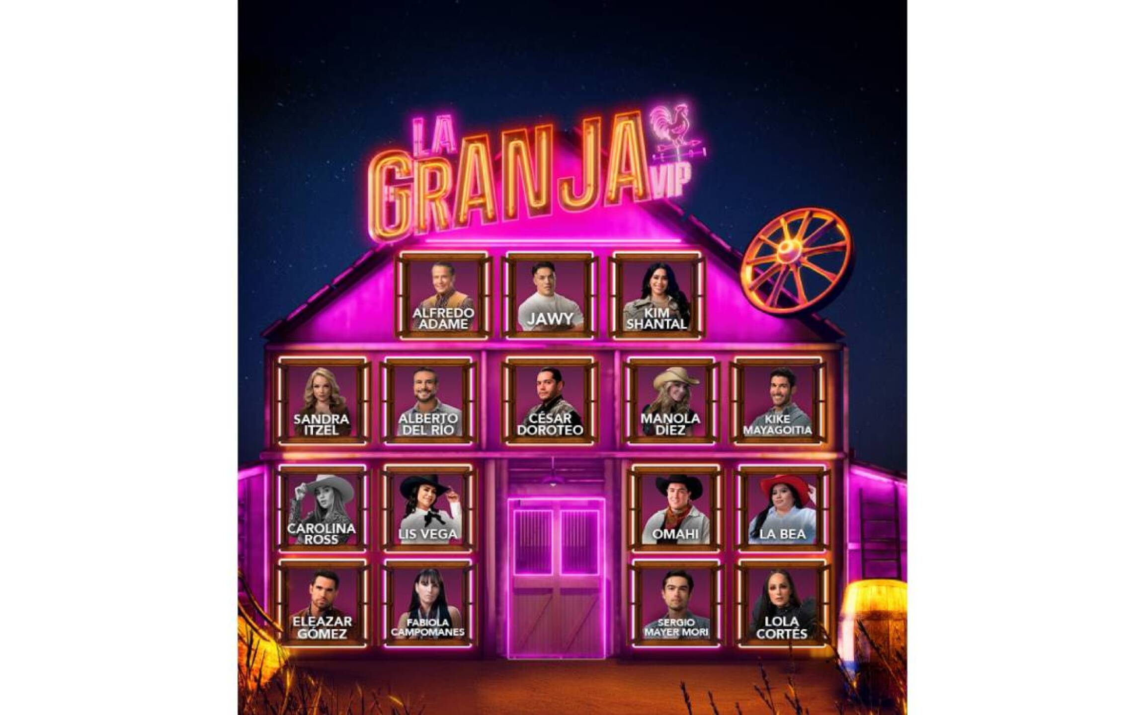 Habitantes de 'La granja VIP' sin Carolina Ross