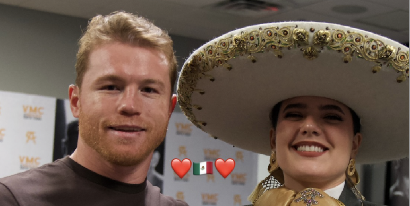 'Canelo' Álvarez y Camila Fernández
