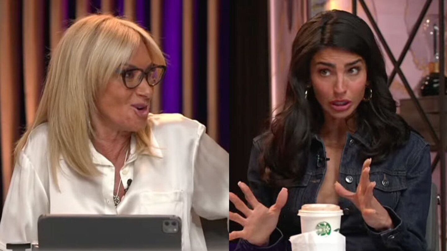 Adela Micha y Bárbara de Regil en su programa polémica