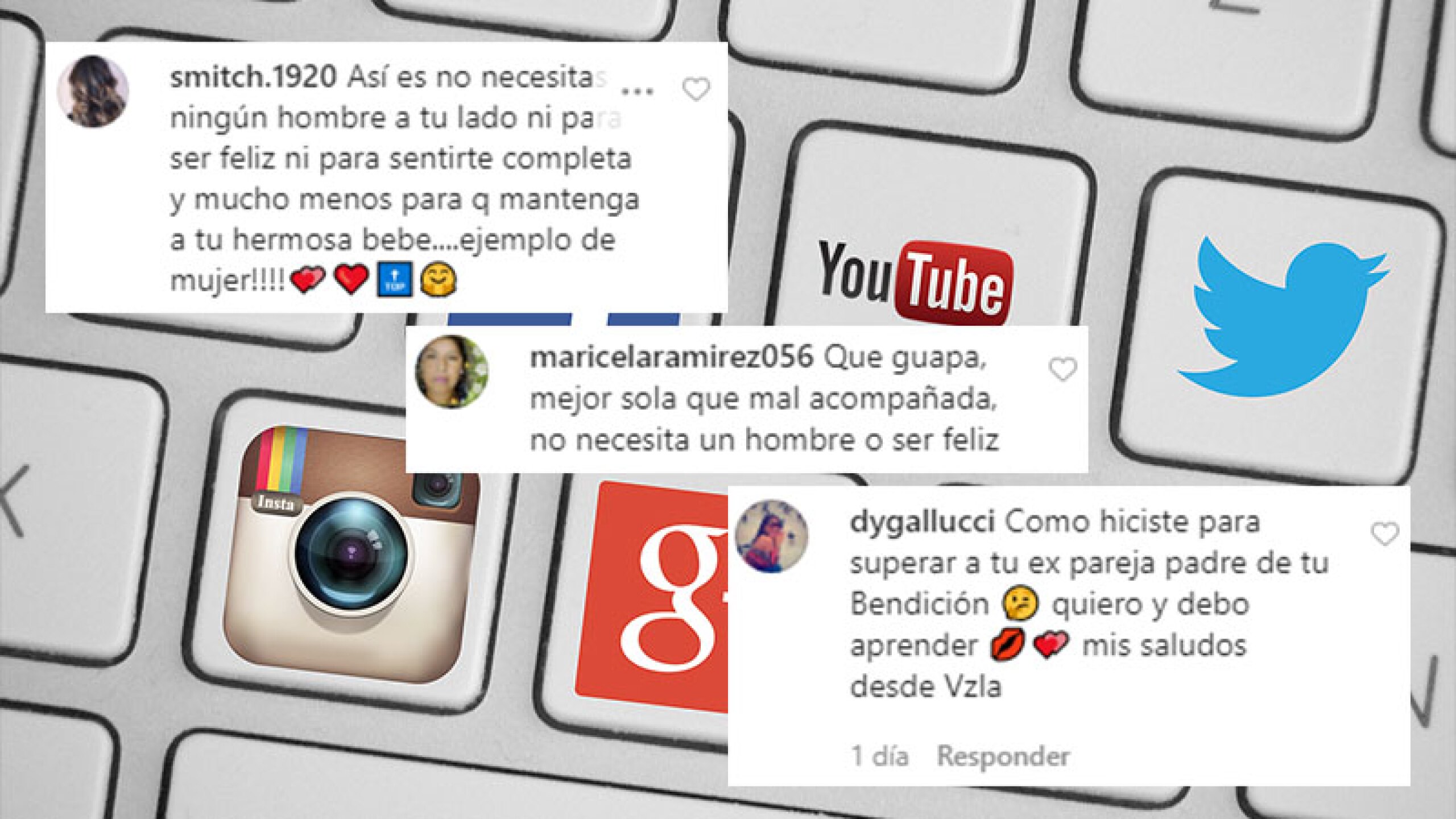 Sus seguidores no la dejan sola.