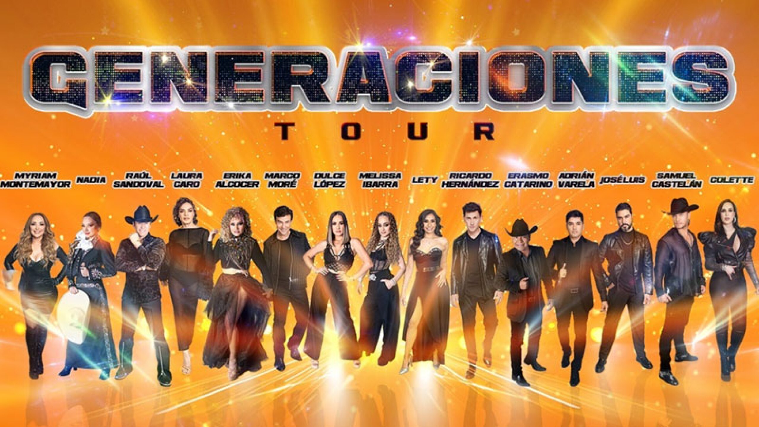 Generaciones tour poster oficial
