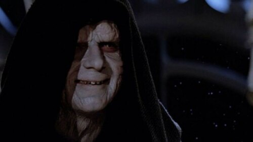 Villano de Star Wars emperador Palpatine muerte actor