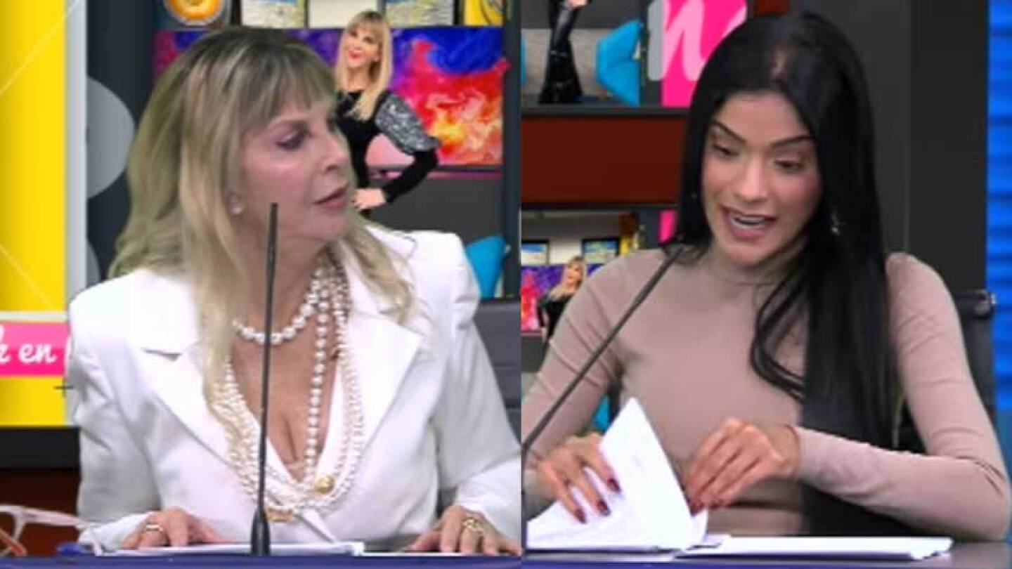 Shanik Berman regaña a conductora en vivo