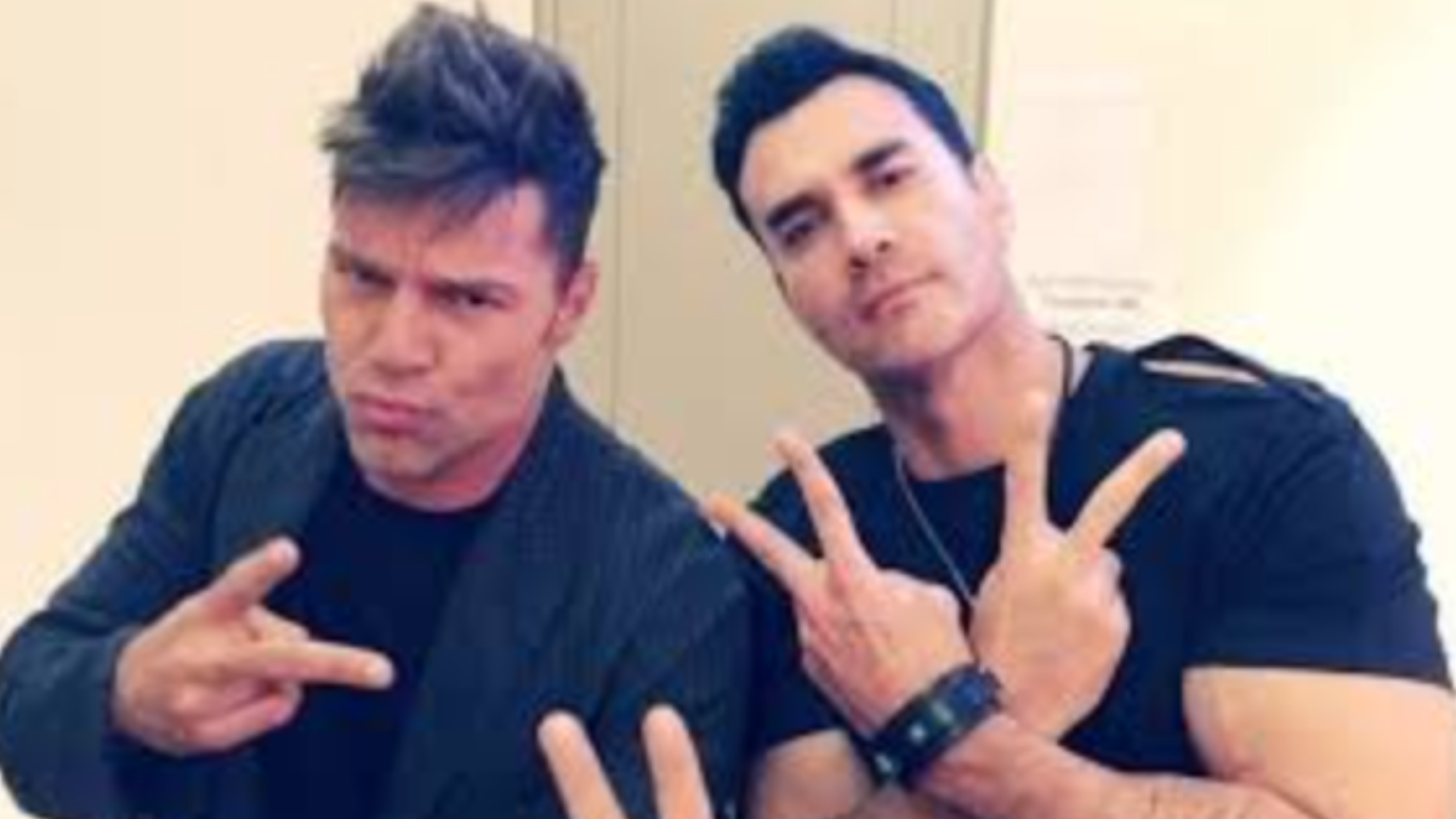 David Zepeda y Ricky Martín