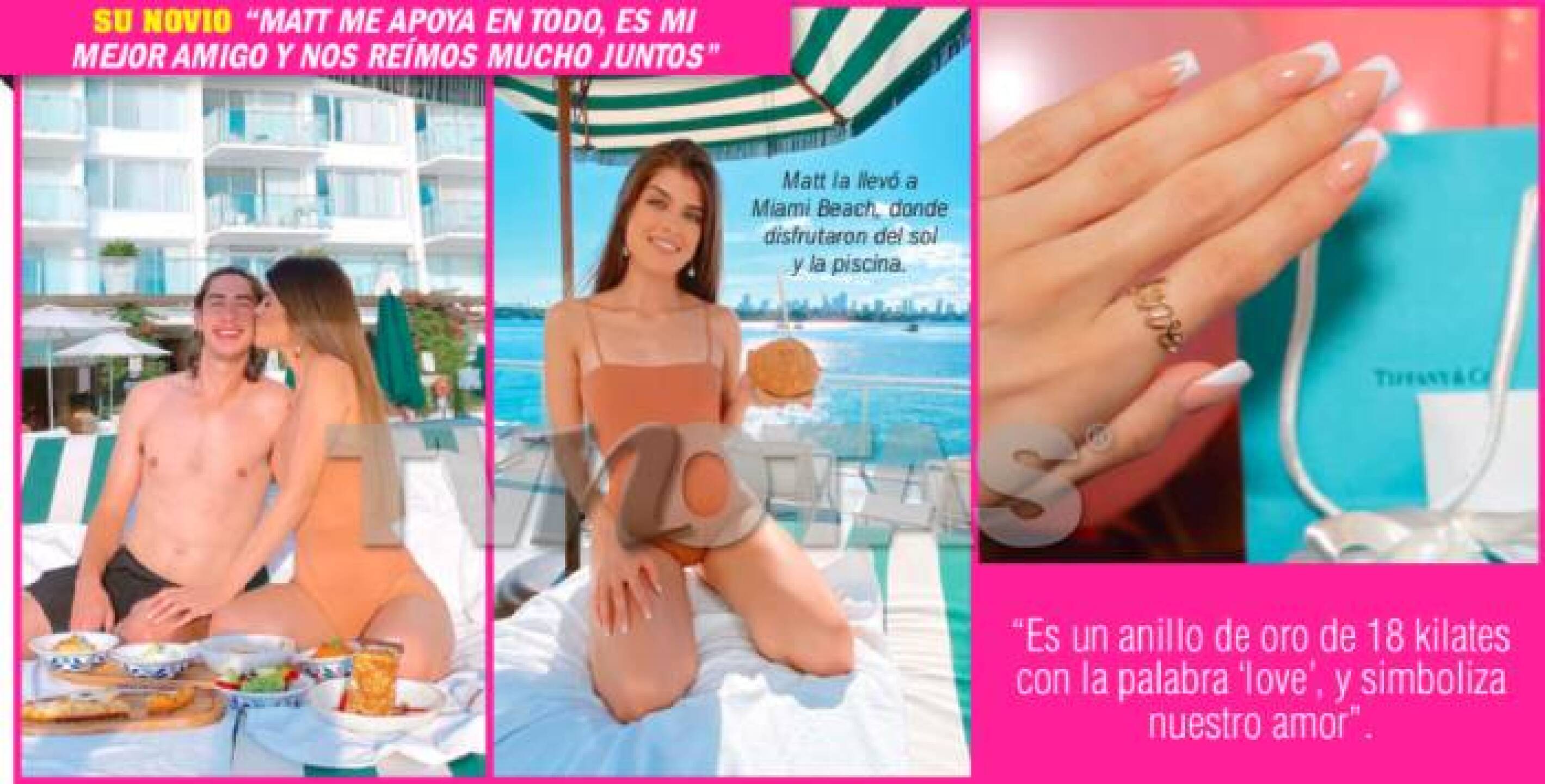 Gaby recibió anillo de promesa