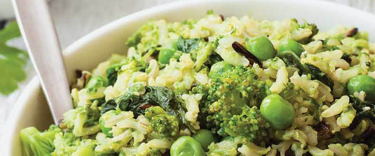 Arroz con vegetales receta e ingredientes