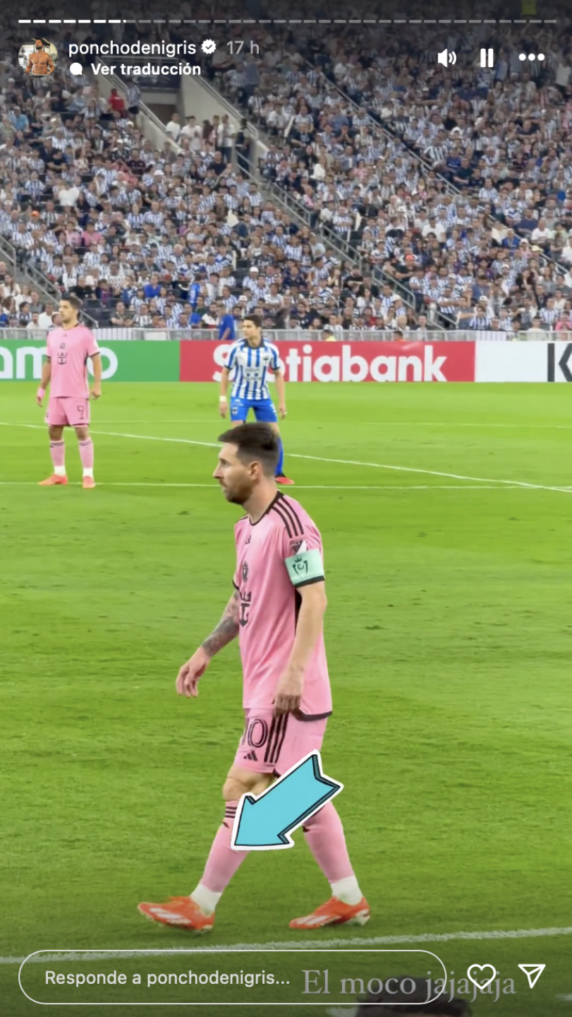 Poncho de Nigris publica foto de Messi