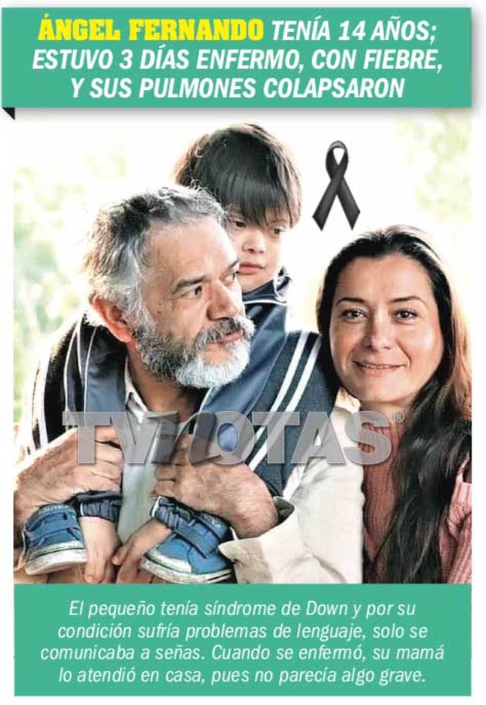 Muerte del hijo de Mario Zaragoza fue inesperada