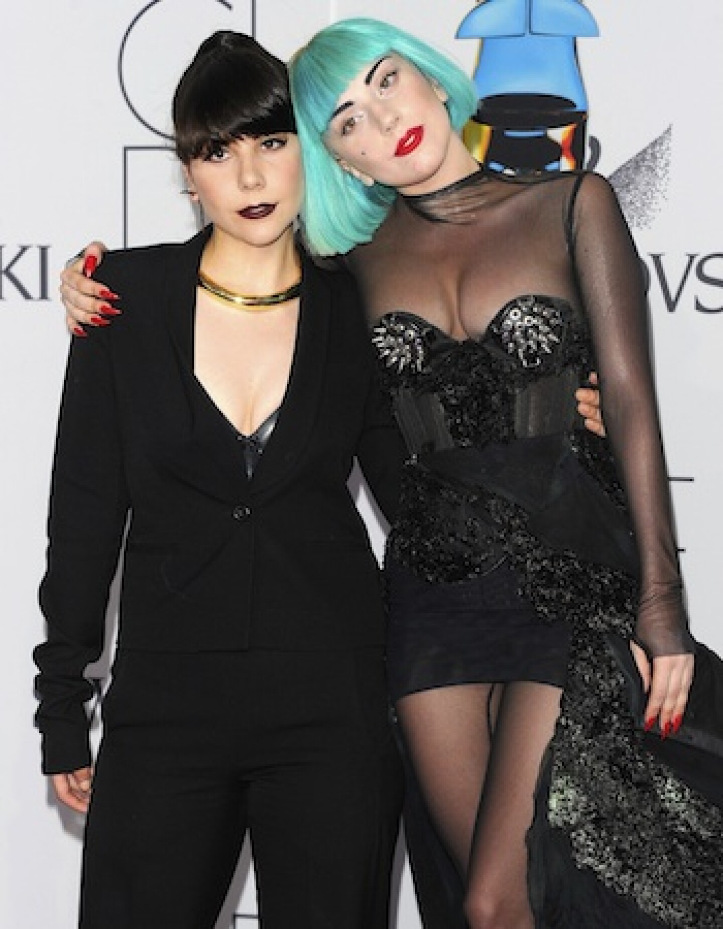 Natali Germanotta, mejor conocida como 'Baby Gaga' y su hermana Lady Gaga.