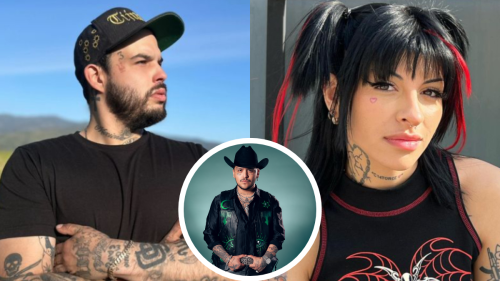 Emiliano Aguilar, Christian Nodal y Cazzu.