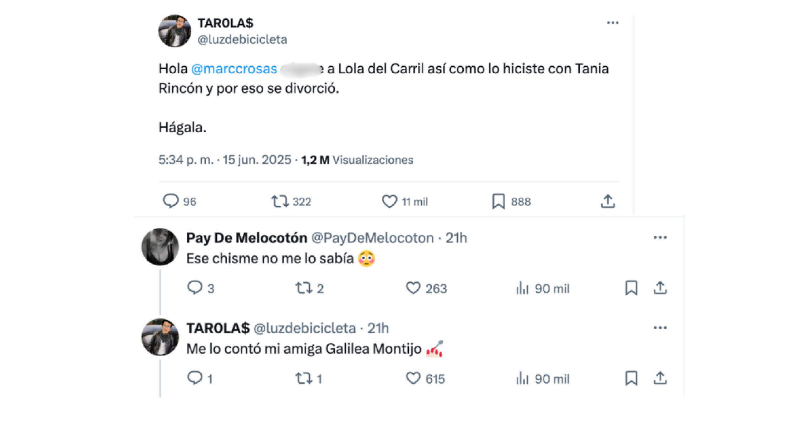 ¿Tania Rincón le fue infiel a Daniel Pérez?