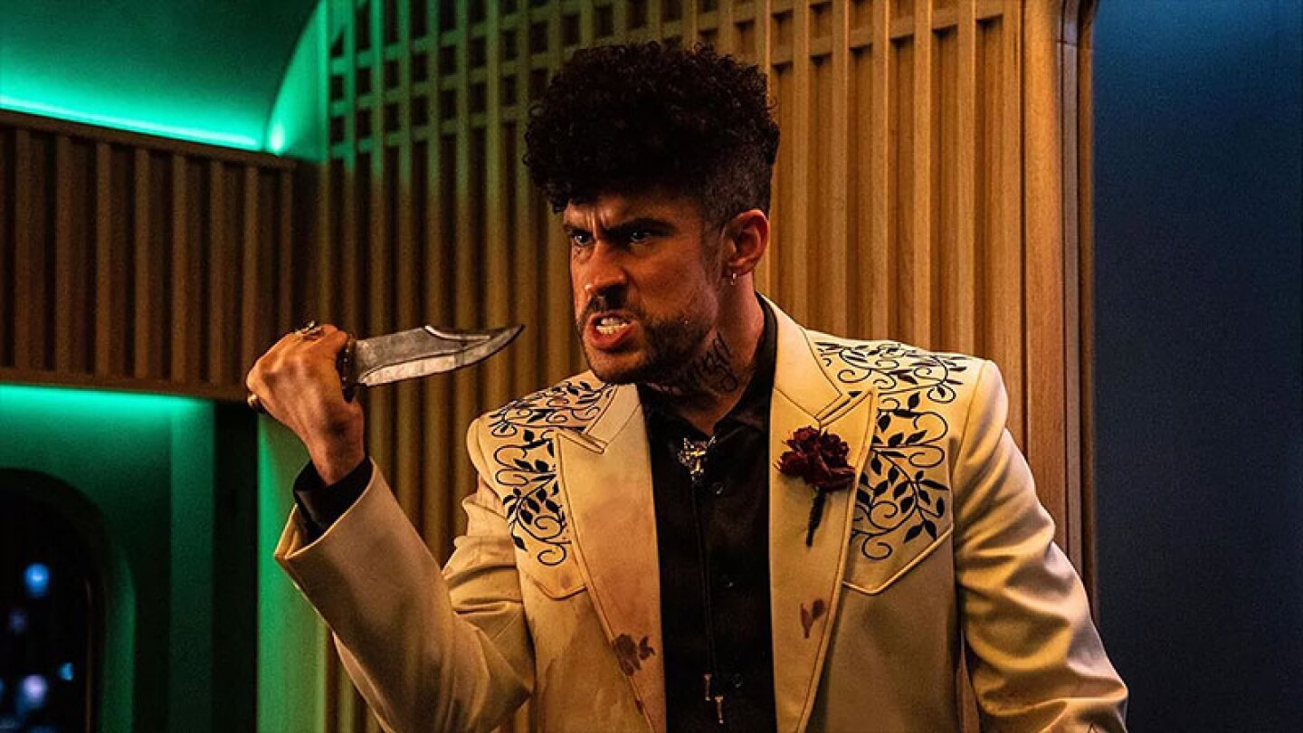 Bad Bunny actuó con Brad Pitt