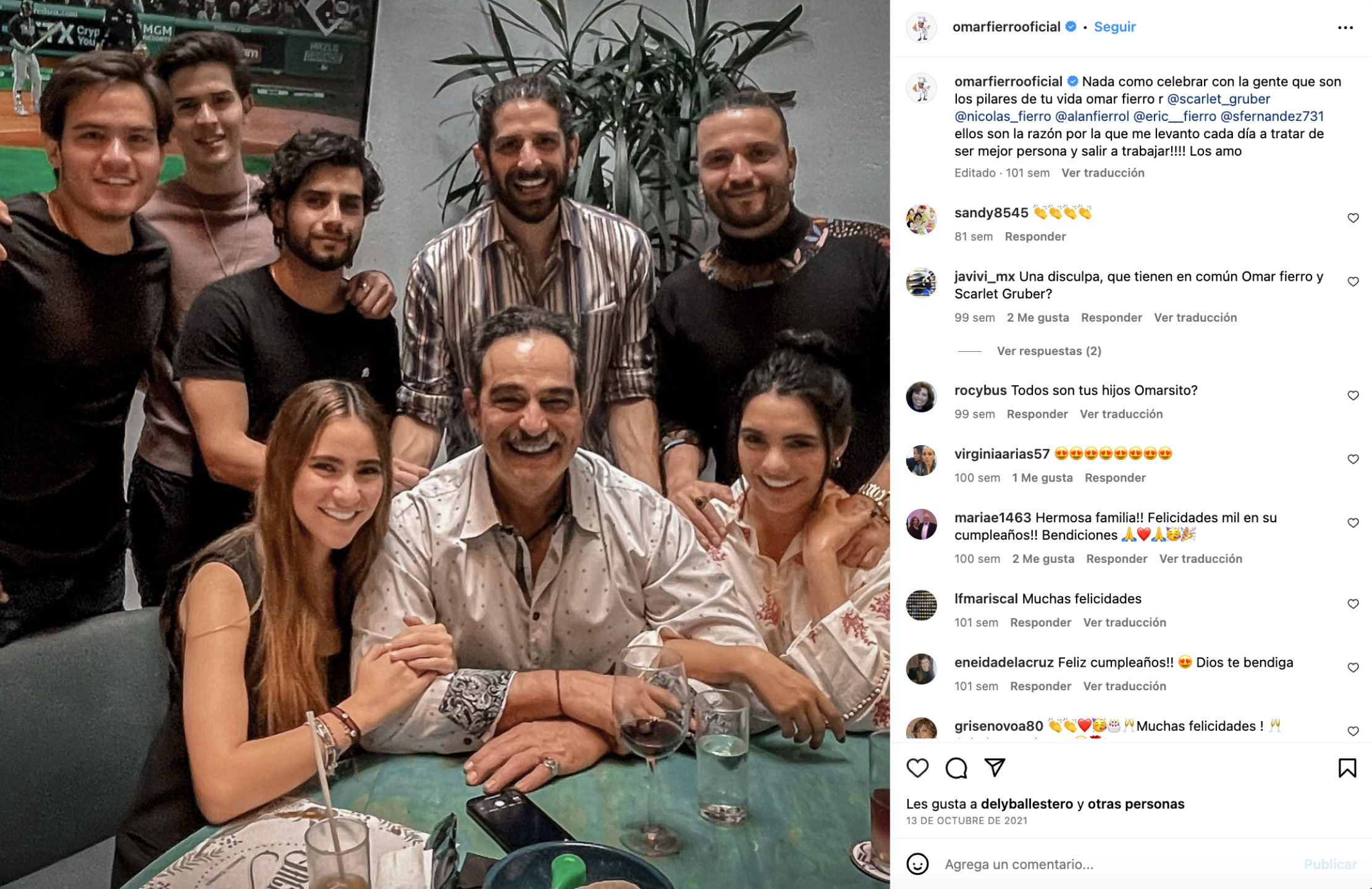 Omar Fierro ve como su hija Scarlet Gruber