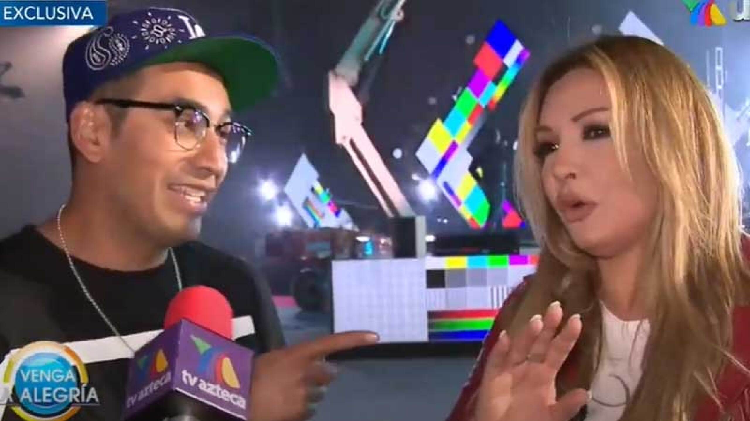 Paty es gran fan del conductor