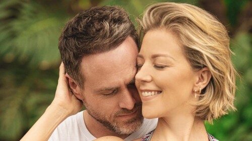 Fernanda Castillo y Erik Hayser