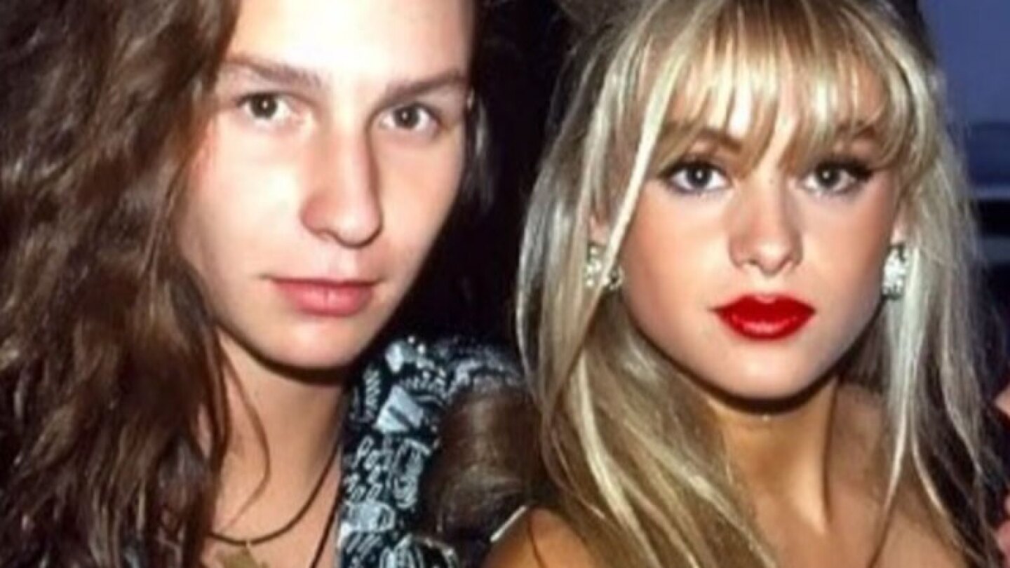 Erik Rubín y Paulina Rubio jóvenes
