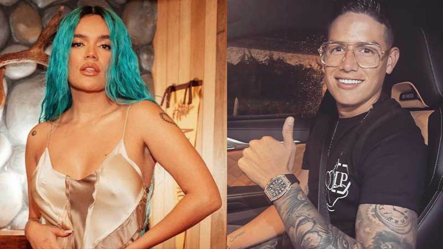 Karol G habría compartipdo avión privado con James Rodríguez