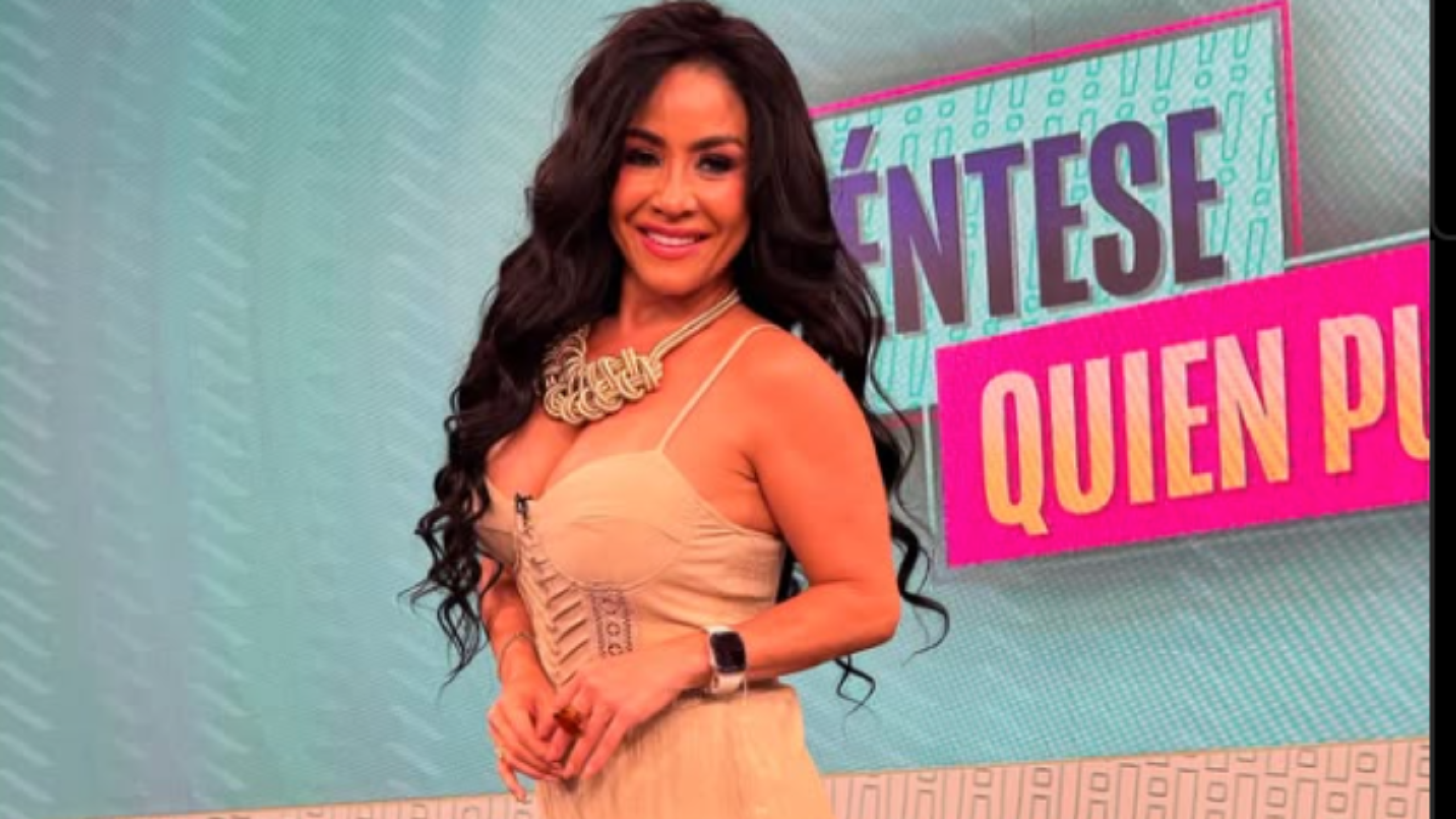 La conductora Carolina Sandoval