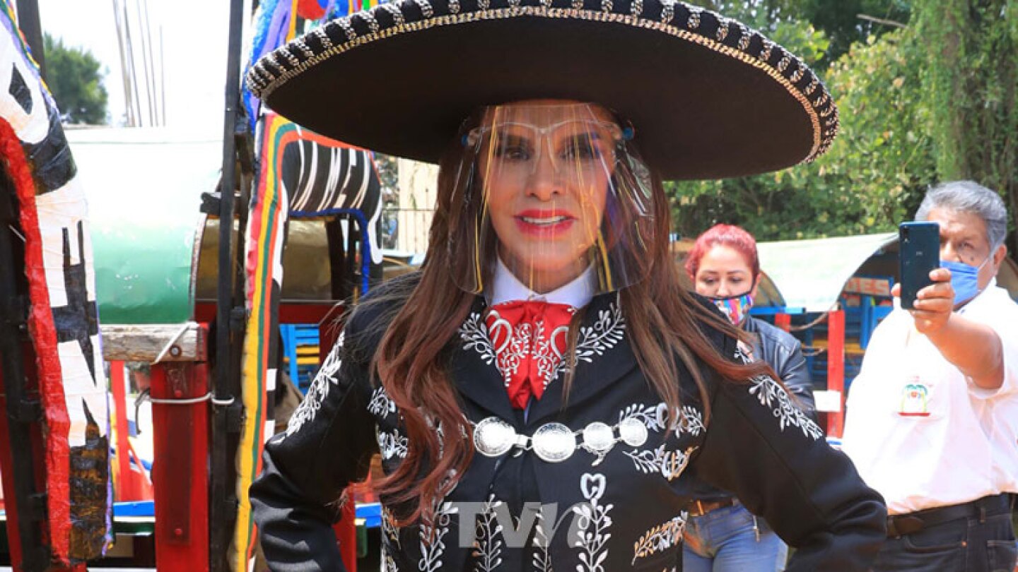 lucía méndez xochimilco grito de independencia pandemia