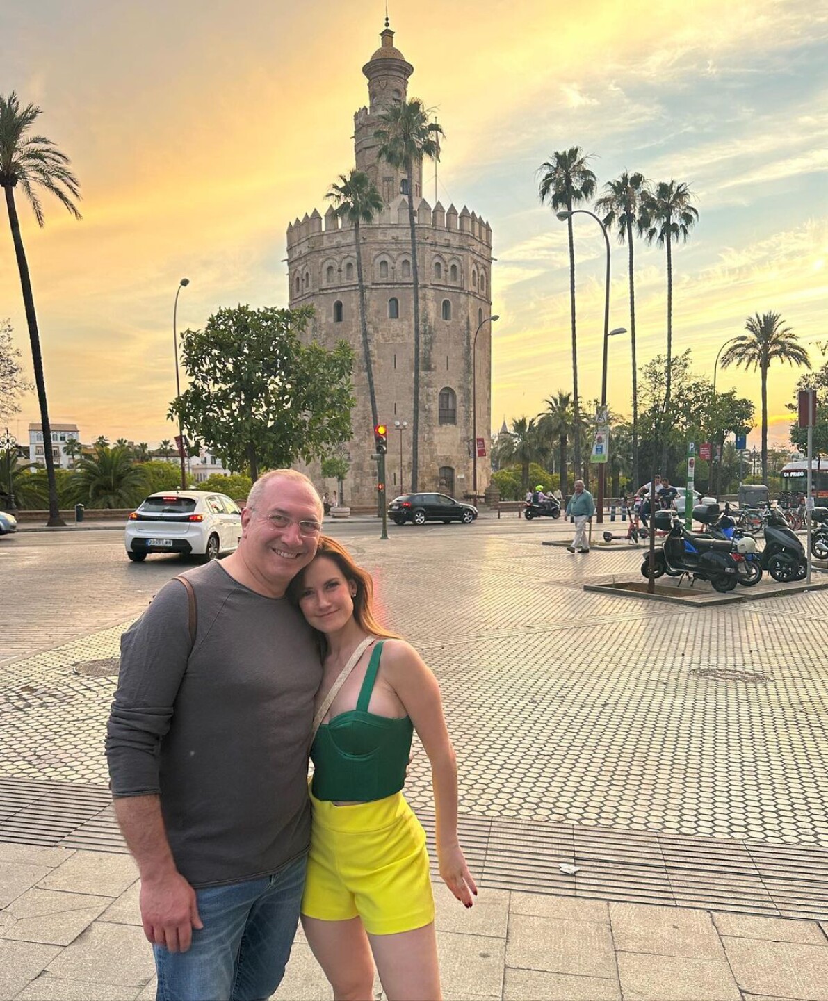 Altair Jarabo y Frédéric García posan para las cámaras