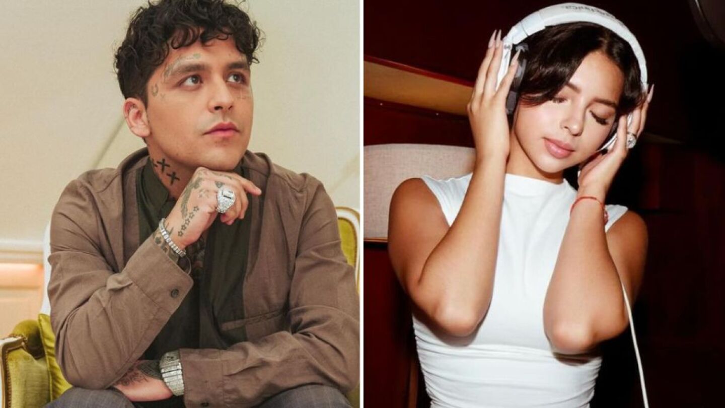 Christian Nodal y Ángela Aguilar