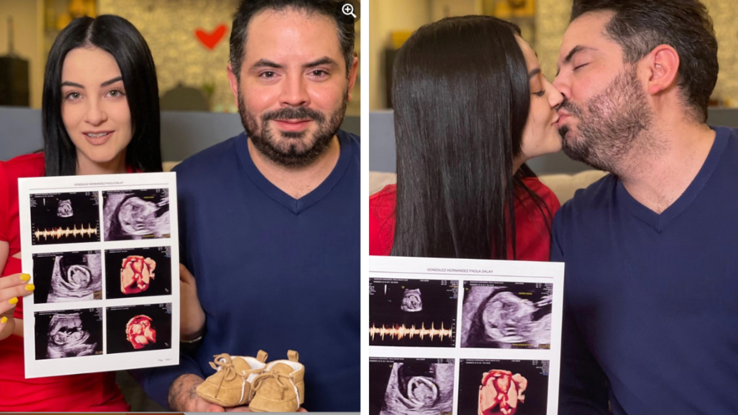 Victoria Ruffo y Eugenio Derbez se enteran que serán abuelos