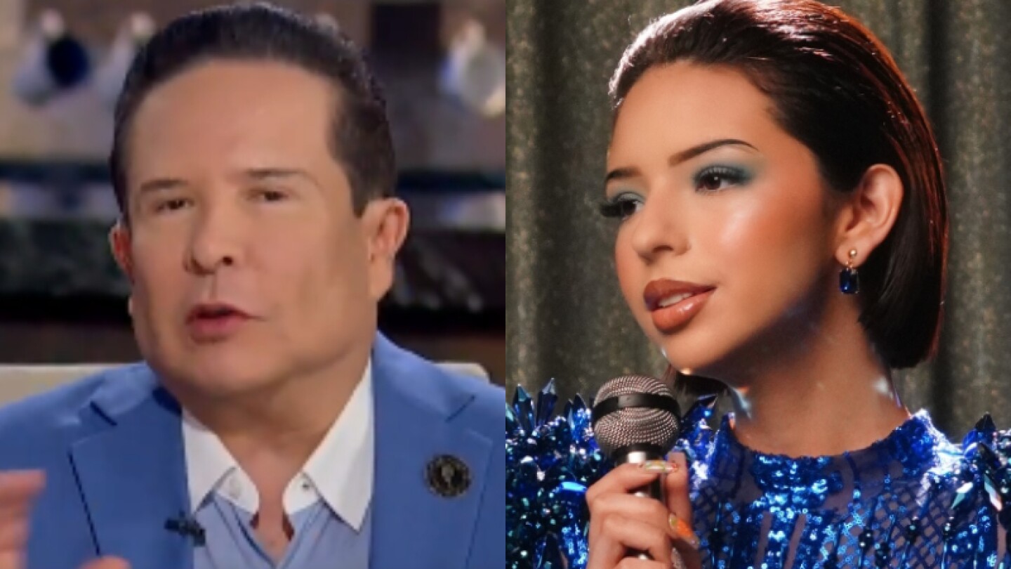 Ángela Aguilar y Gustavo Adolfo Infante